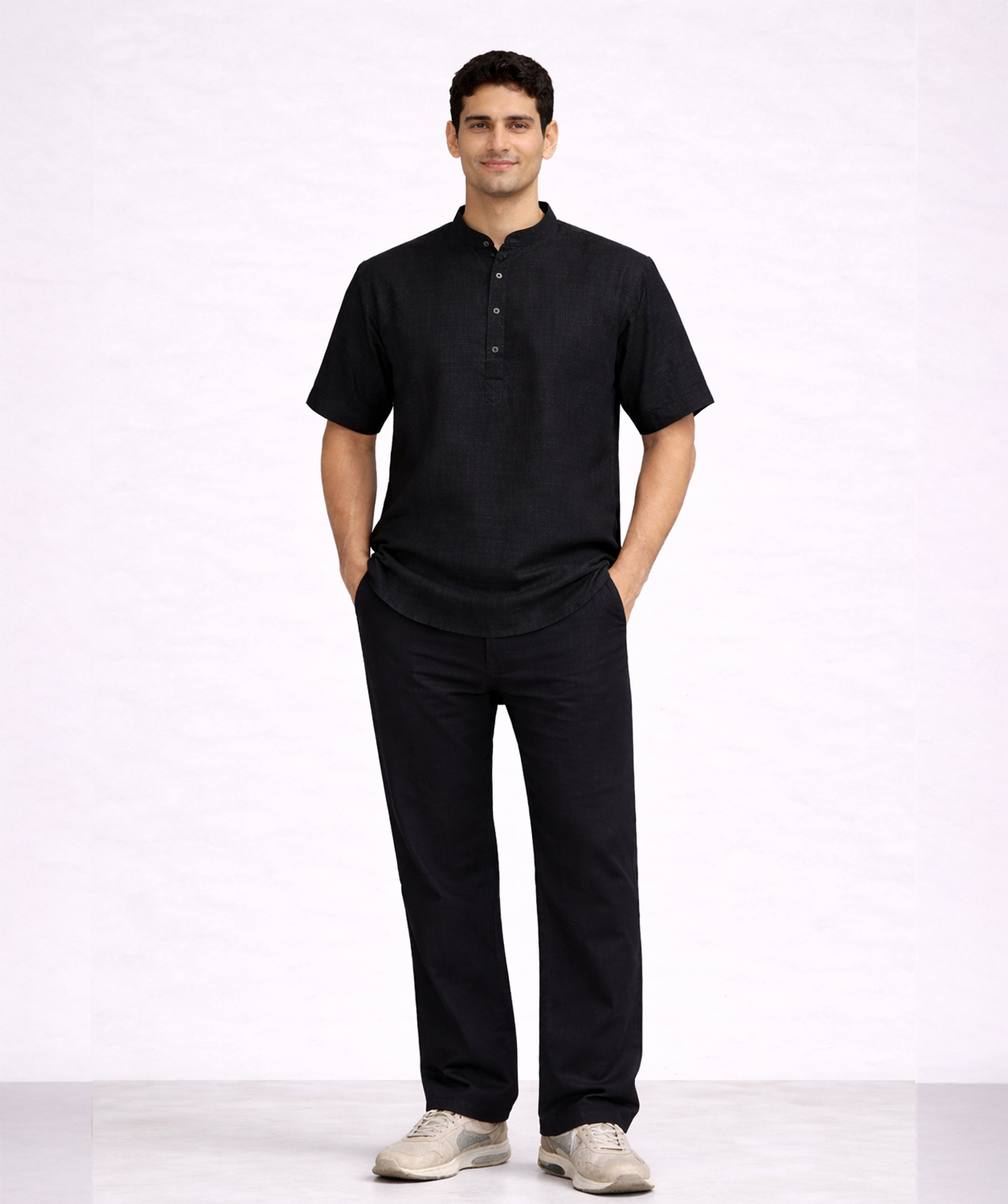 Midnight Black Short Shirt