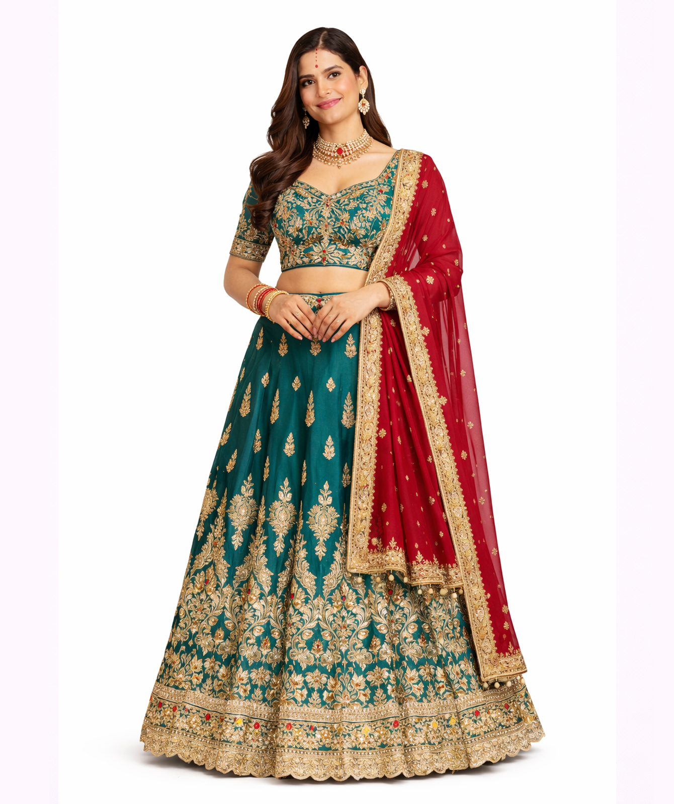 Pastel Blue Lehenga